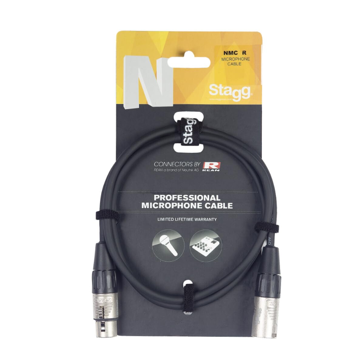 Stagg NMC10R N-Series Microphone Câble XLR Male/Femelle 10 m Noir