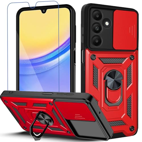 Étui pour Samsung Galaxy A15 5G bris d'écran évité avec cette coque rouge