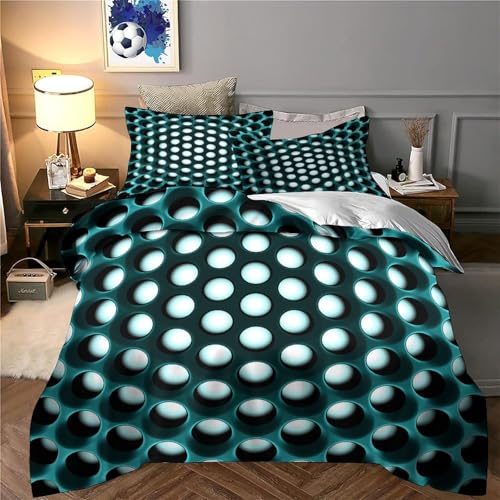 Parure de lit microfibre douce hypoallergique housse de couette 135x200 fermeture éclair - 6