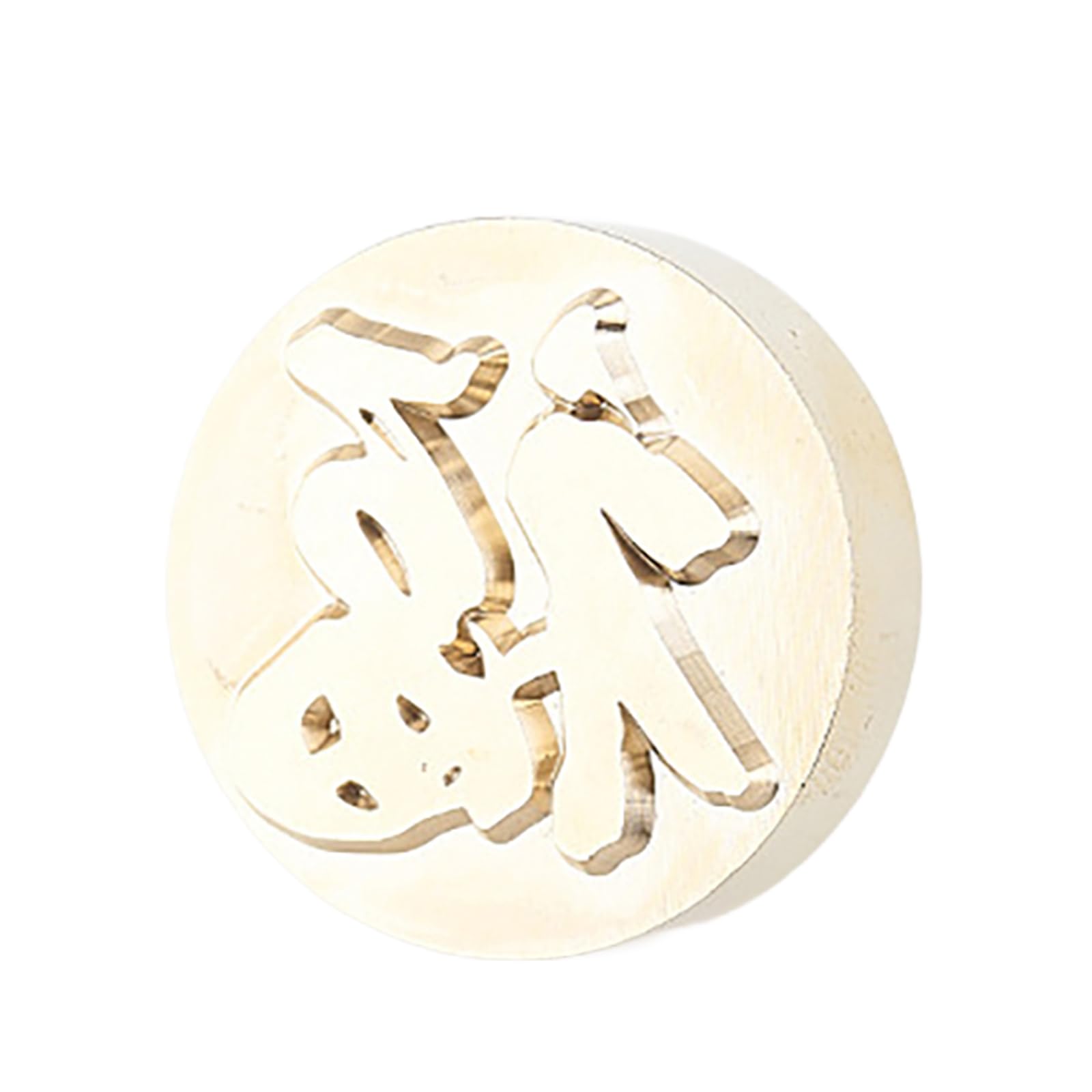 Nucelit Seal Stamp Head with Engraved Pattern for Seal Letter Envelope Party Invitations Christmas Card Embellishment Letter Sealing Stamp