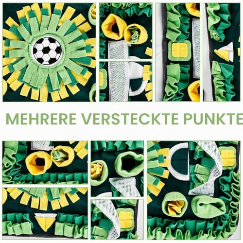 Molbory Schnüffelteppich für Hunde Groß, Schnüffelmatte für Hunde, Intelligenzspielzeug Schnüffeldecke, Anti-Rutsch Haustier Schnüffelteppich, Intelligenzspielzeug für Hunde Katzen 73 * 50cm