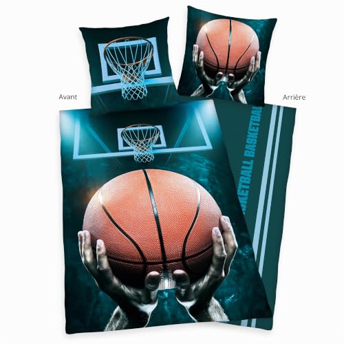 Parure de lit réversible coton renforcé Herding YOUNG COLLECTION basket - 3
