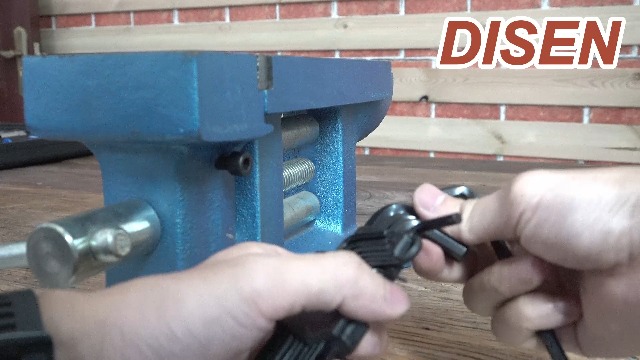 DISEN 13 Pieces Hex Key Allen Wrench Set SAE Size with Ball