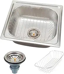 Pingoo.casa, Cuba Gourmet para Cozinha Aço Inox 45x41cm Dessana - Prata