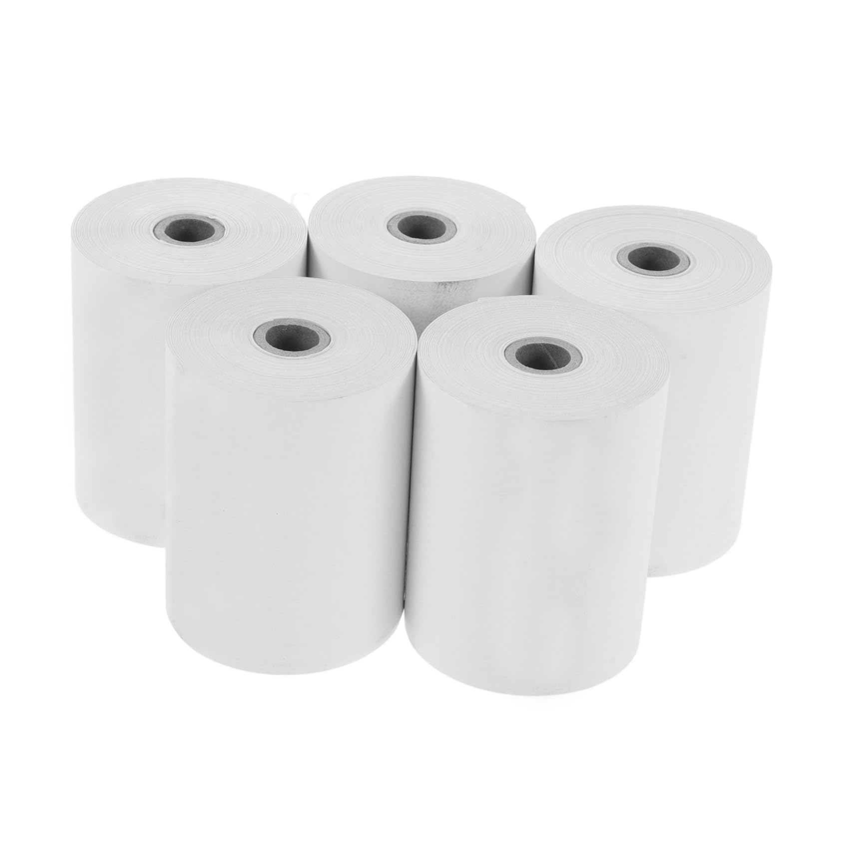 BUTIFULSIC 5 Rolls of Thermal Printer Paper Smooth Cash Register Paper Rolls for Thermal Printers