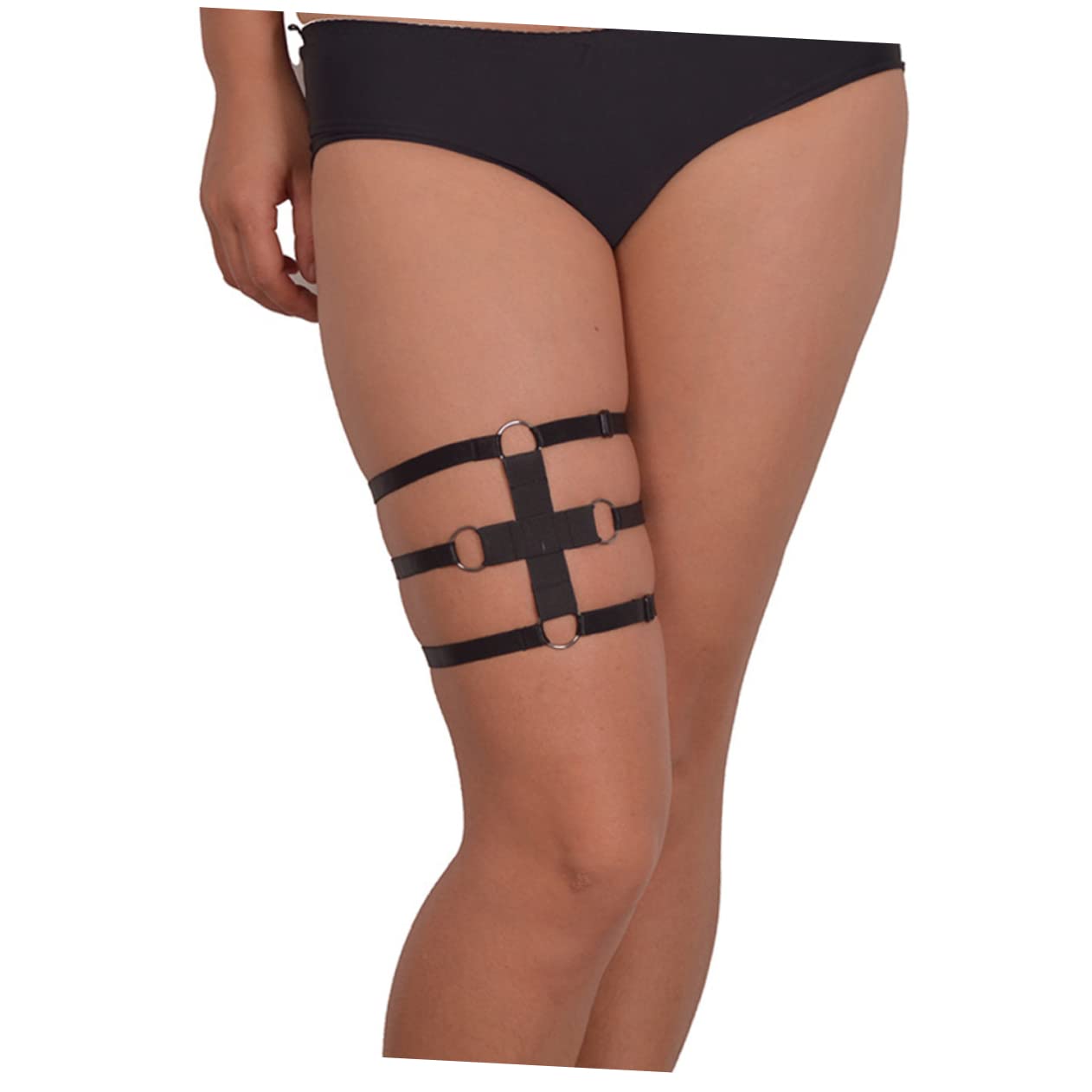 GALPADA 5piezas Cinturón De Estilo Punk Tirantes y Anillos Para Piernas Accesorios De Moda Para Mujeres Fiestas y Eventos Nocturnos