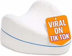 1 Almofada de suporte de espuma de memória legada para pernas e joelhos - alívio da dor calmante para ciática, costas, quadris, joelhos, articulações e gravidez - PLP MANIA