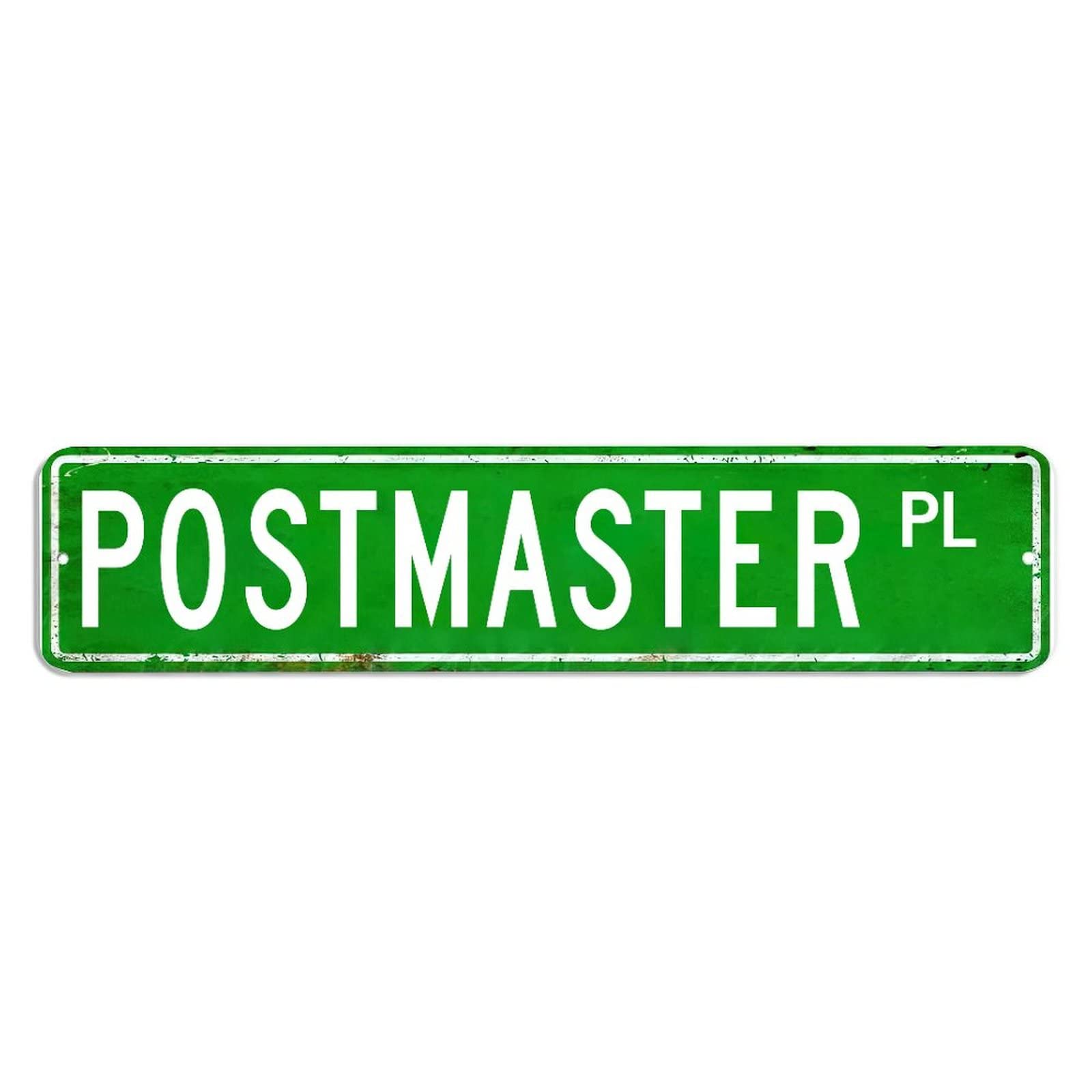 Postmaster Signs Postmaster Metal Signs Occupation Street Signs Customized Postmaster Gift Wall Art Decorative Sign Vintage Decor Farmhouse Wall Hanger Wall Decorations For Cafe Bar Office Garage