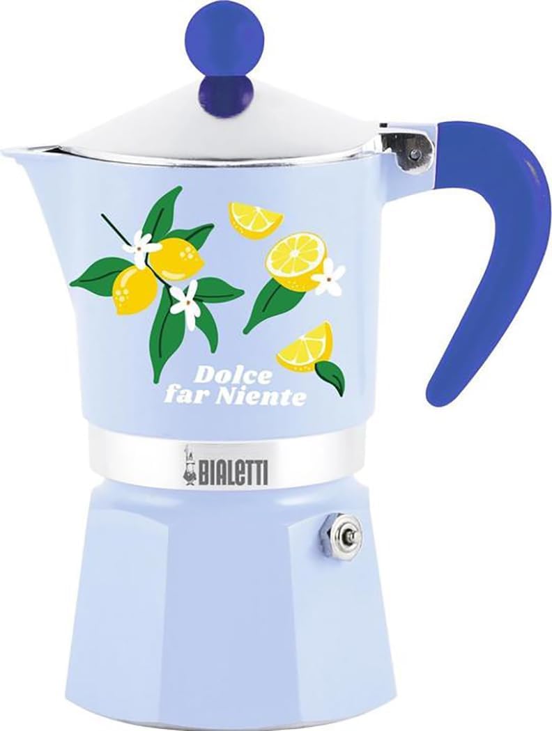 Bialetti Dolce Far Niente, cafetière moka, 3 tasses, aluminium