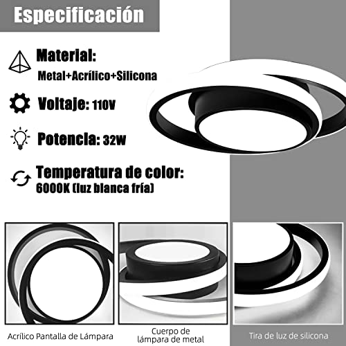 La Mejor Selección de Lamparas pequeñas de techo que Puedes comprar On-line. 9 Imagen adicional