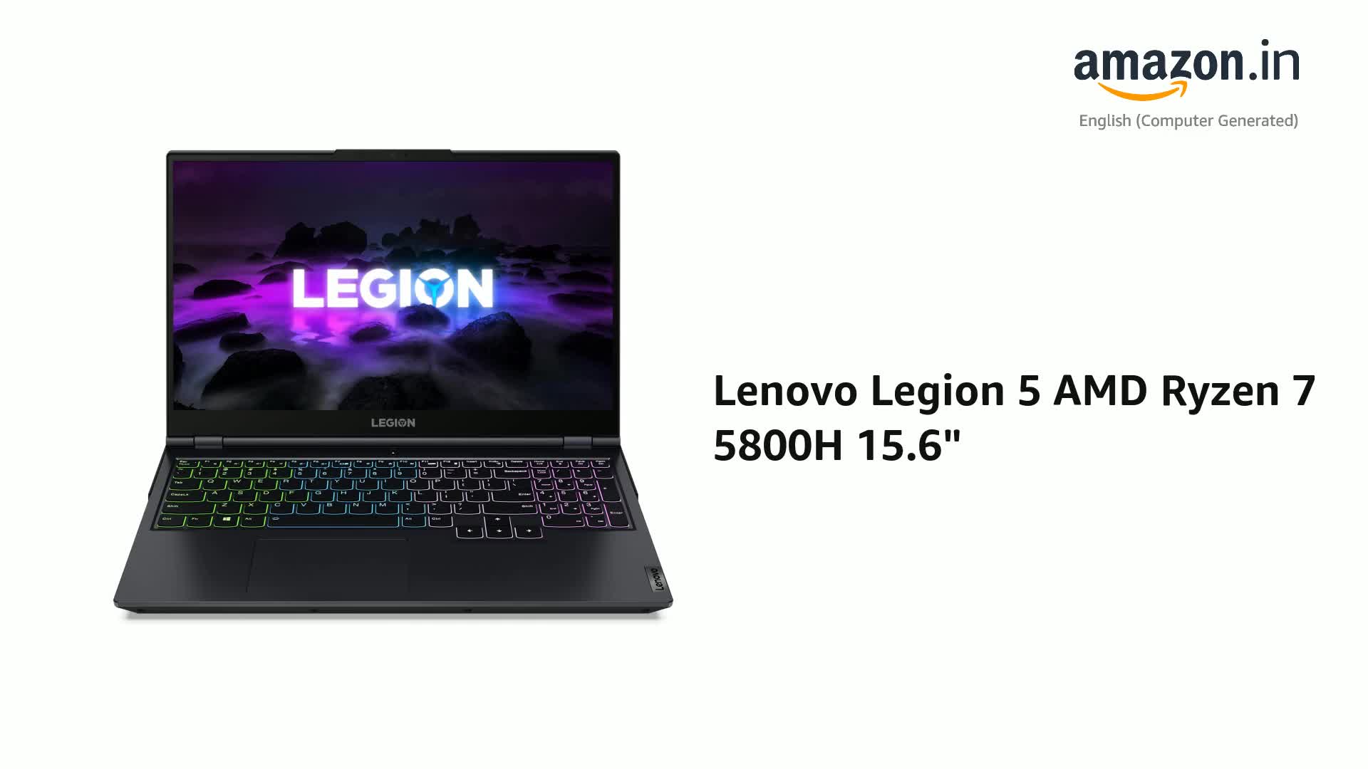 Amazon.in: Buy Lenovo Legion 5 AMD Ryzen 7 5800H 15.6