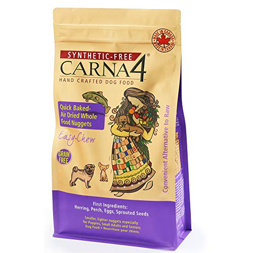 CARNA4 All Life Stages Easy Chew Fish Formula Dry Dog Food (2.2lbs, Fish)