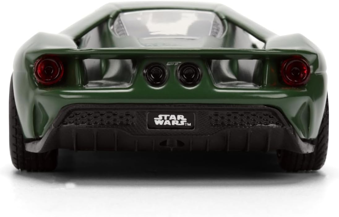Jada Star Wars Boba Fett 2017 Ford GT – 1:32 Scale Hollywood Rides Die-Cast Collectible Car Toys – Toy for Collectors and Fans