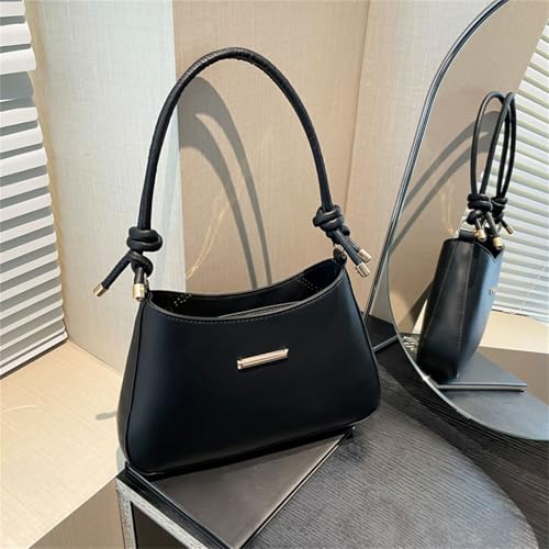 Shoulder Handbag，Candy Color Shoulder Bag Fashionable Square Bags PU Leather Armpit Purse Casual Underarm Bags for Women and Girls3