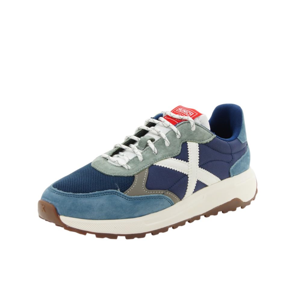 Munich Men's Babel 14 Sneaker, Blue, 8.5 UK