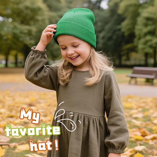 Image of ZOORON Kids Beanie Boys Girls Beanies Children Winter Hats Children Knit Warm Caps Kids Soft Beanie Cap