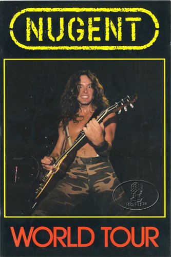 Ted Nugent 1982 World Tour Concert Program Programme Book at