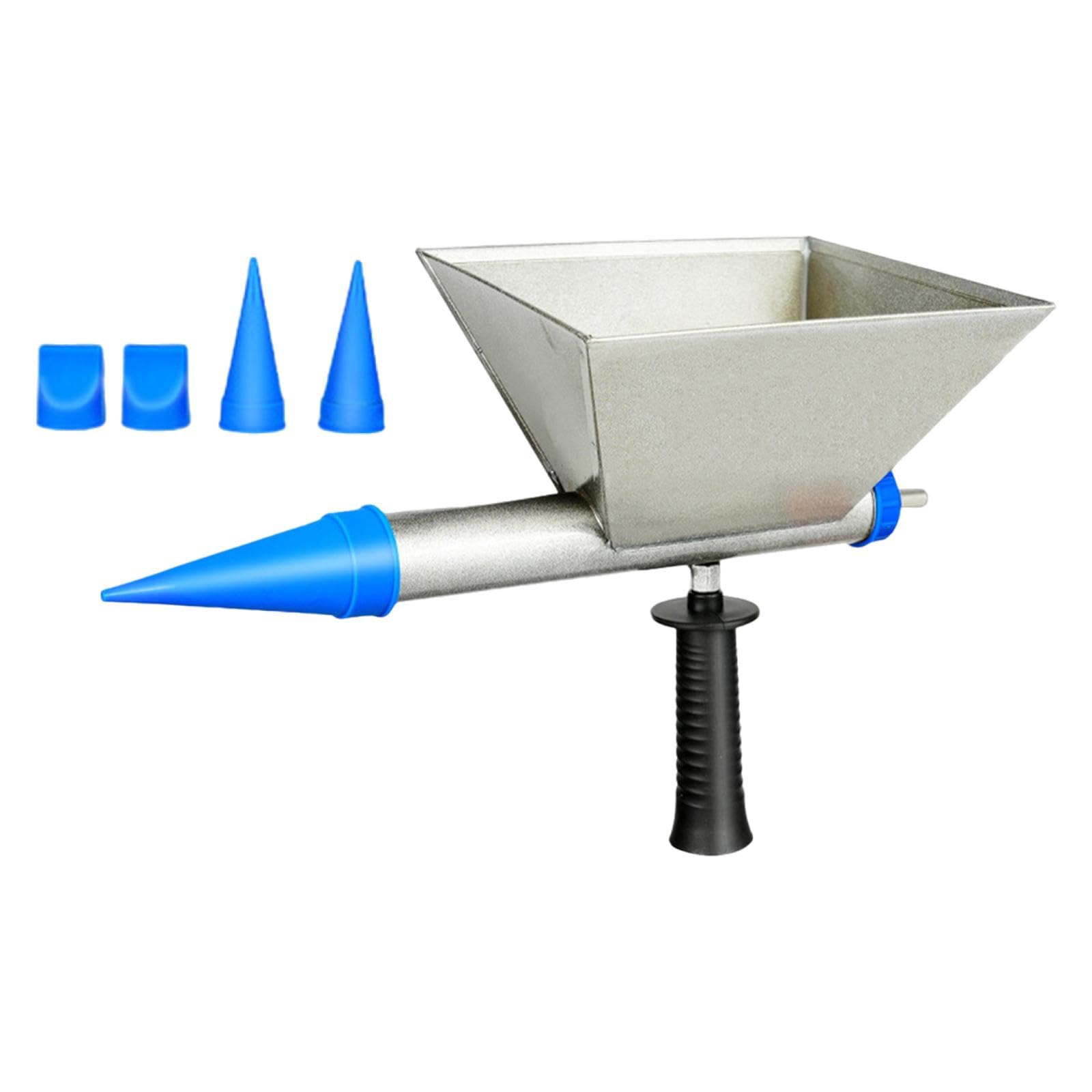 Generic Máquina de Cemento Mortero Eléctrica con 3 Boquillas Rellenadora de Lechada Multifuncional Material Resistente Aplicable a Mampostería Reparación de F, Azul Metalizado