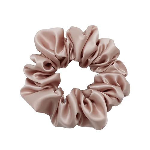 VÉNERA Seda 100% pura seda de morera 22 Momme - 1 liga de seda para el cabello antiarrugas y roturas, certificado Oeko-Tex, coletero de seda de lujo