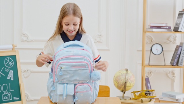 Fimibuke Backpack For Girls, 3 PCS Waterproof School Backpack With