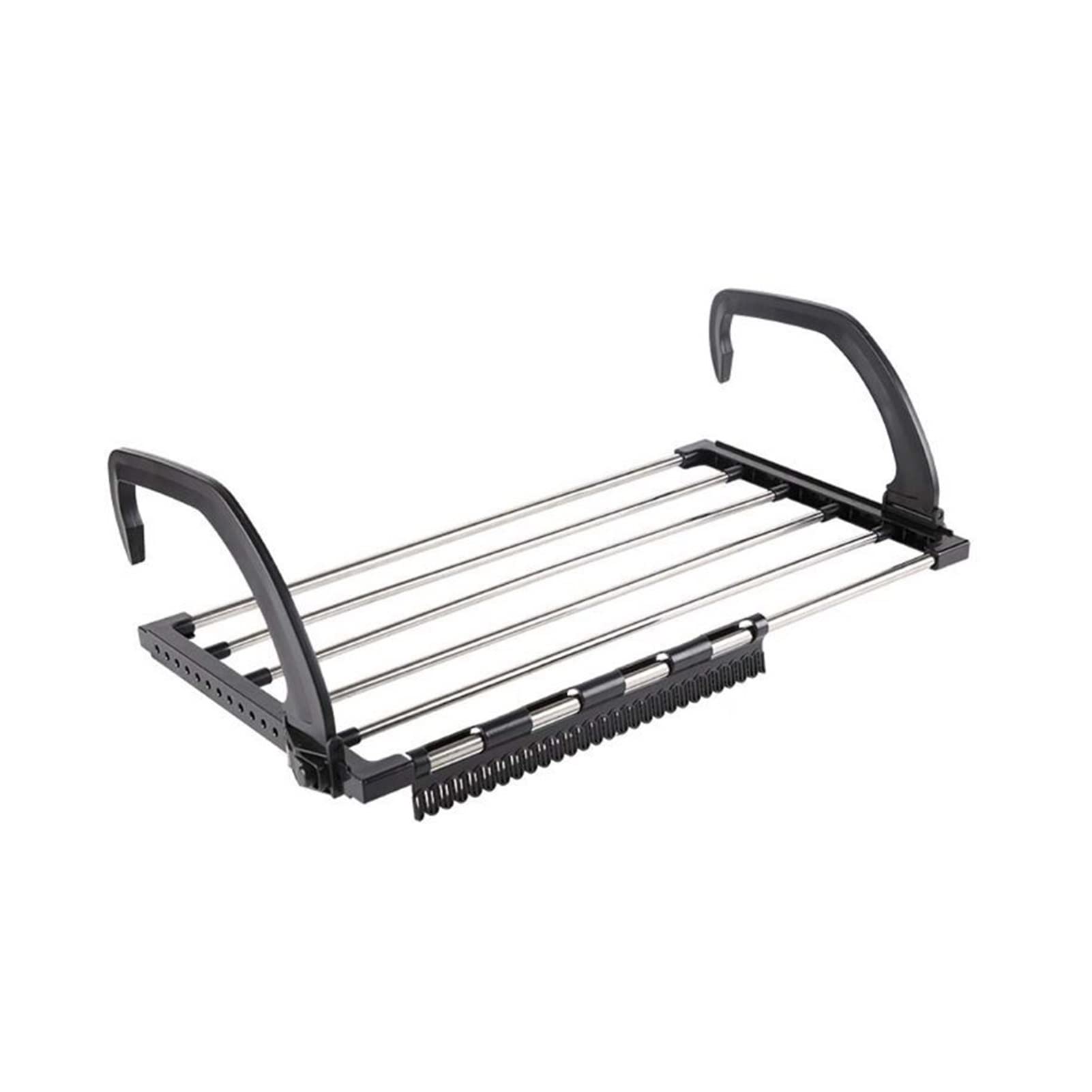 Yongyong Bai Shi Wu Multi Function Balcony Folding Shoes Towel Drying Rack Laundry Underwear Storage Holder Home Accessories