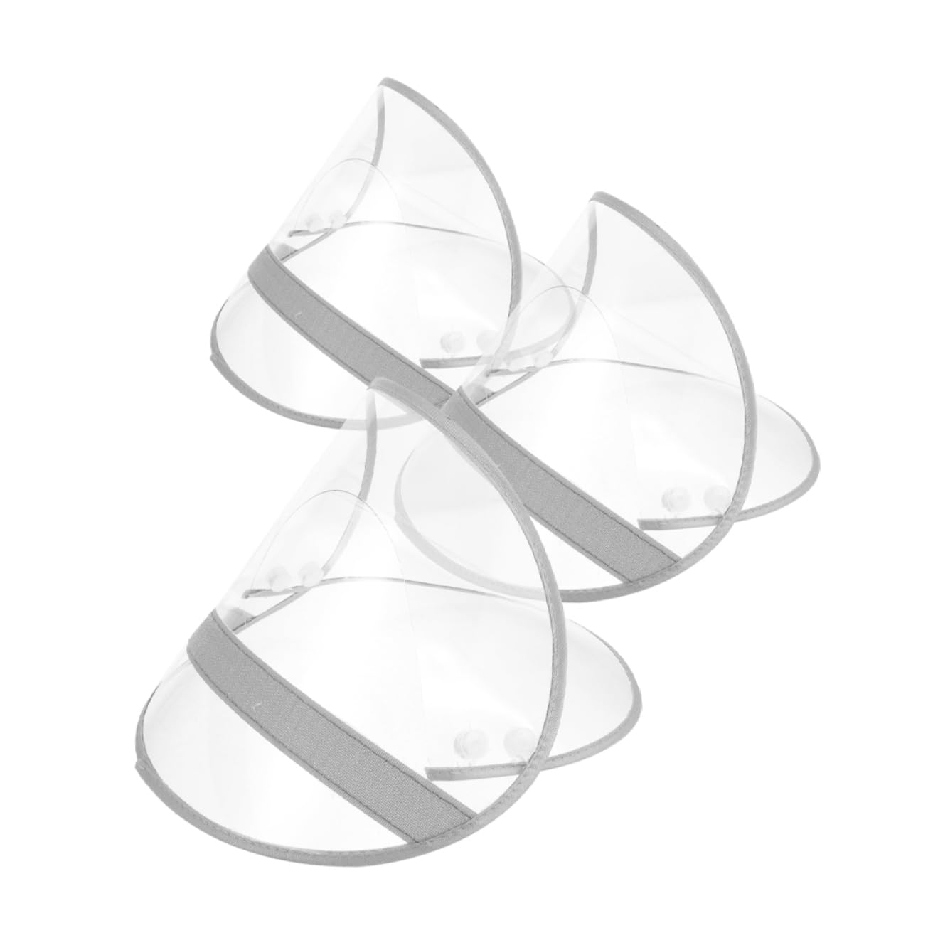 CONGARTENO 3-piece Raincoat Hat Shield Face Protector for Rain Poncho Replaceable Brim Accessory Lightweight and Simple to Install