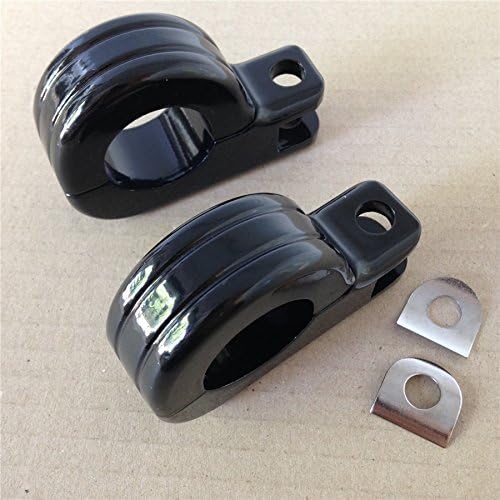 Miniatura 4 de HONGK - Abrazaderas P de montaje en barra de choque de 1 14 pulgadas compatibles con SUZUKI M109R M90 S50 C90 C109R B01BN0J9MA
