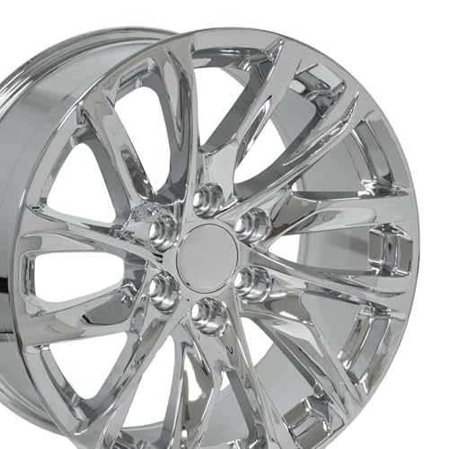 OE Wheels LLC SET-CA90-20090-6550-28C Chrome Wheel