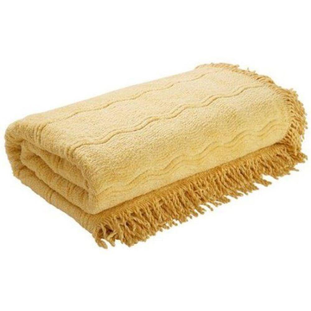 Diana Cowpe Geneva Candlewick Bedspread Harvest Kingsize