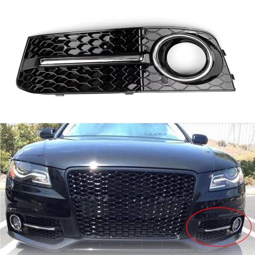 Grilles de cadre phare avant A4 B8 cache antibrouillard voiture 2009-2011