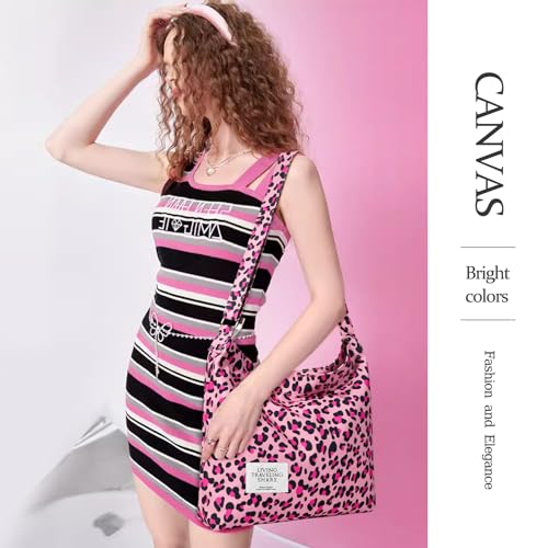 Image of Canvas Tote Bag with External Pocket Design, Stylish Appearance, Adjustable Shoulder Strap