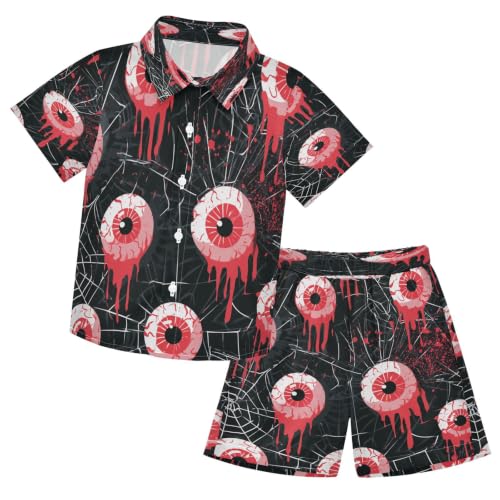 Image of Boccsty Ice Cream Drip Boy Summer Shorts Sets Hawaiian Toddler Boys T-Shirt & Pants 2 Pcs 3T-10T