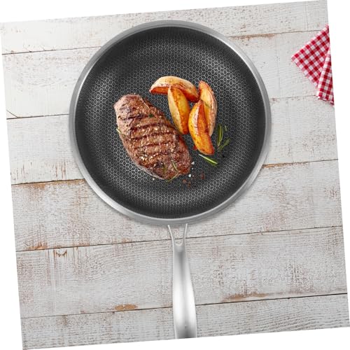 Sartén Wok de Acero Inoxidable con Estructura Panal miniatura 7