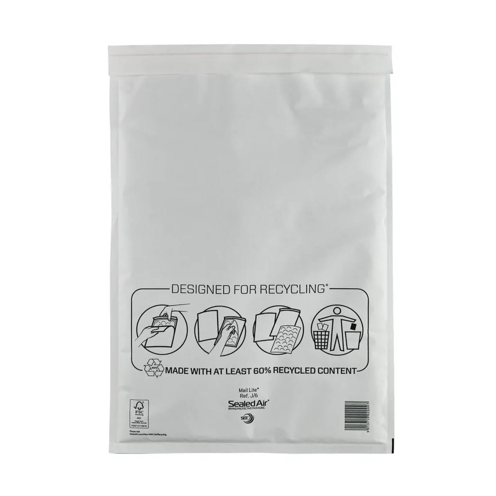 Mail Lite 50 Mail Lite J/6 JL6 300x440mm Padded Envelope — image 1