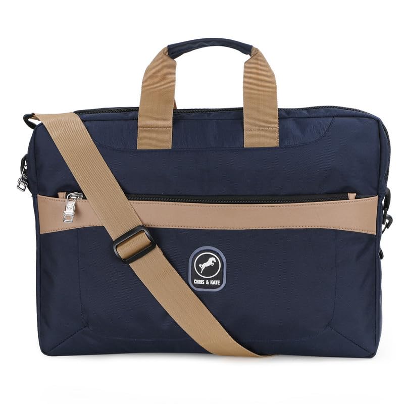 Chris & Kate Laptop Sleeve Messenger 38 cm Shoulder Bag with Adjustable Strap Slim Light weight Water Resistant Business Briefcase for Men Women Work Travel Collage Fit 14-16-17 Inch Laptop-Blue (B0DDHHZ7M7) Amazon Price History, Amazon Price Tracker