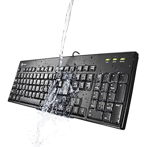 I-Rocks Washable Keyboard, Black (IRK32W-BK) Cover