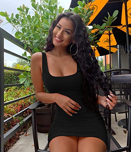 GOBLES Women's Casual Summer Sleeveless Mini Sexy Bodycon Tank Club Dress3