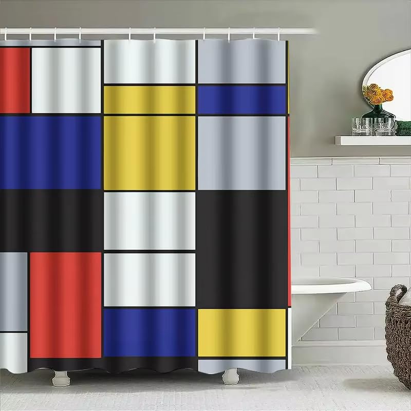 Rideau de douche textile haut de gamme imperméable imprimé coquillages Beach House 140x200 cm
