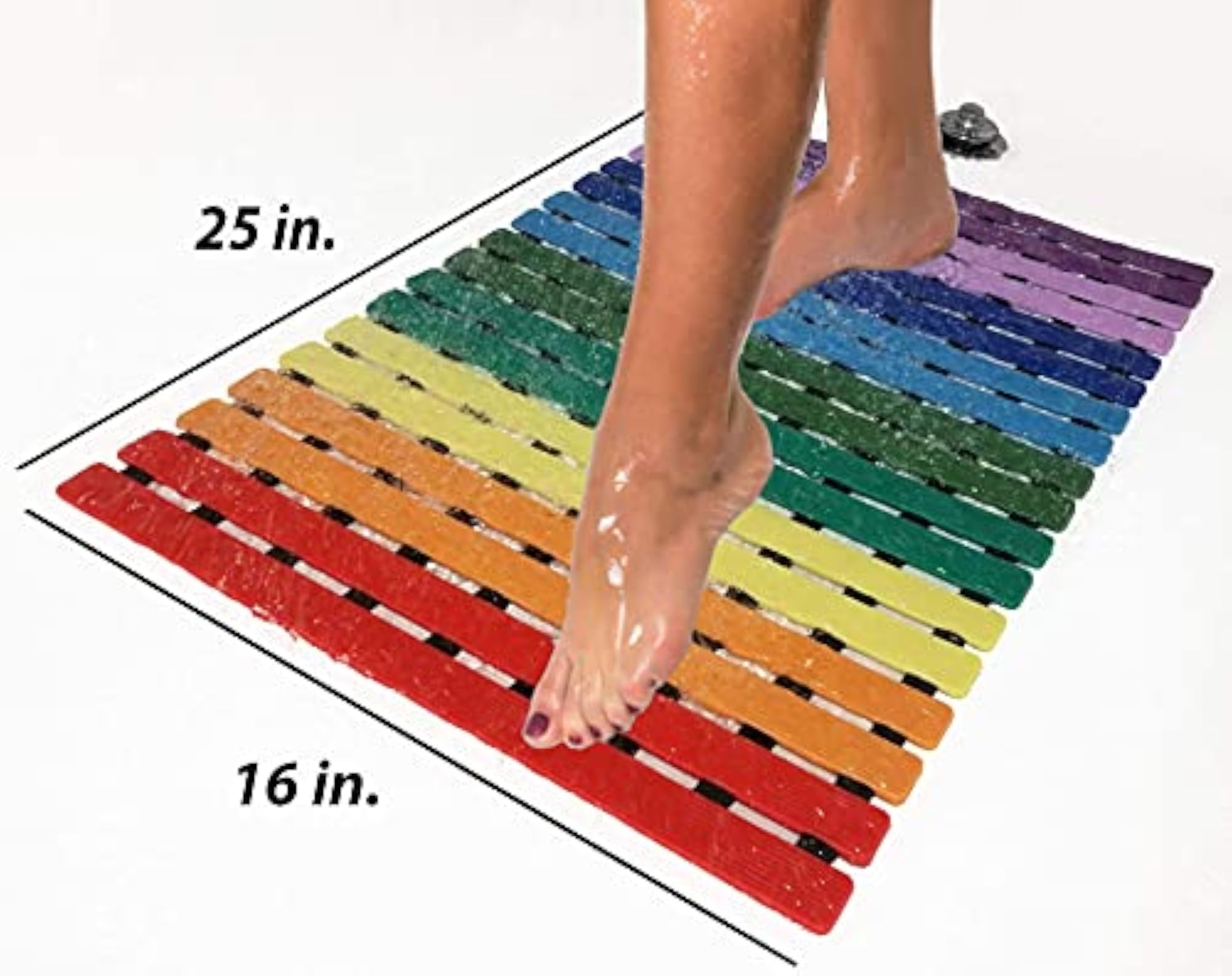 Non Slip Bathtub Mat, Mold Resistant Shower Floor Mat