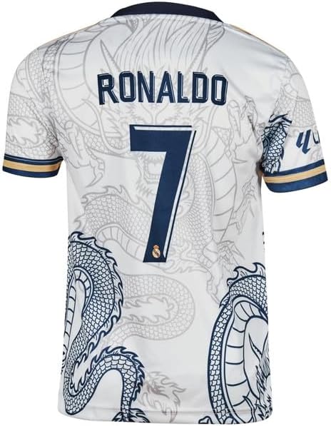 Sports Real Football Team Jersey for Boys 2024 New Boys and Men