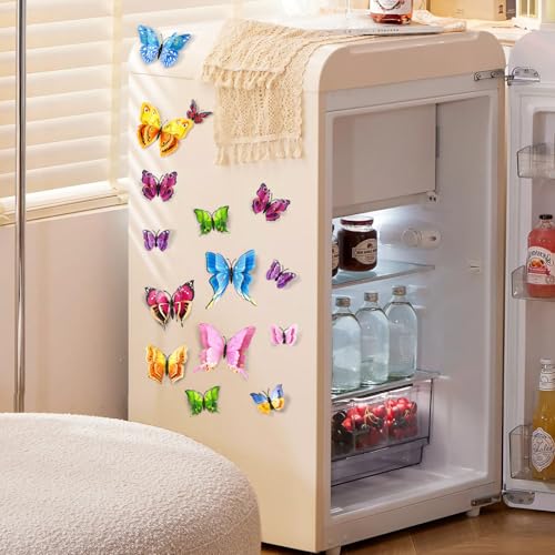 image for SAOROPEB 3D Butterfly Wall Decor, 24 Pcs Double Layer Butterfly Decora