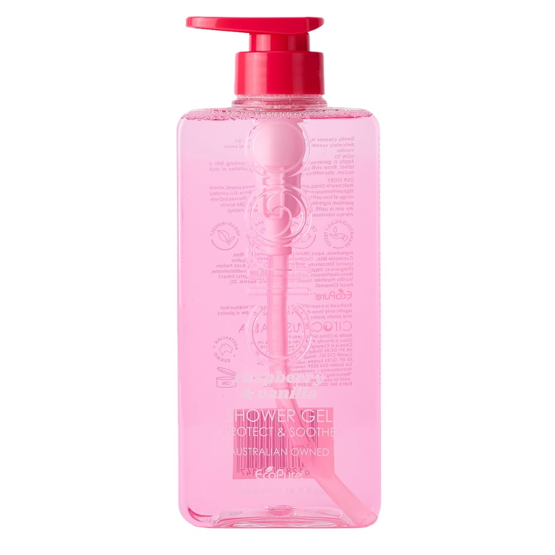 Raspberry & Vanilla Shower Gel 500ml