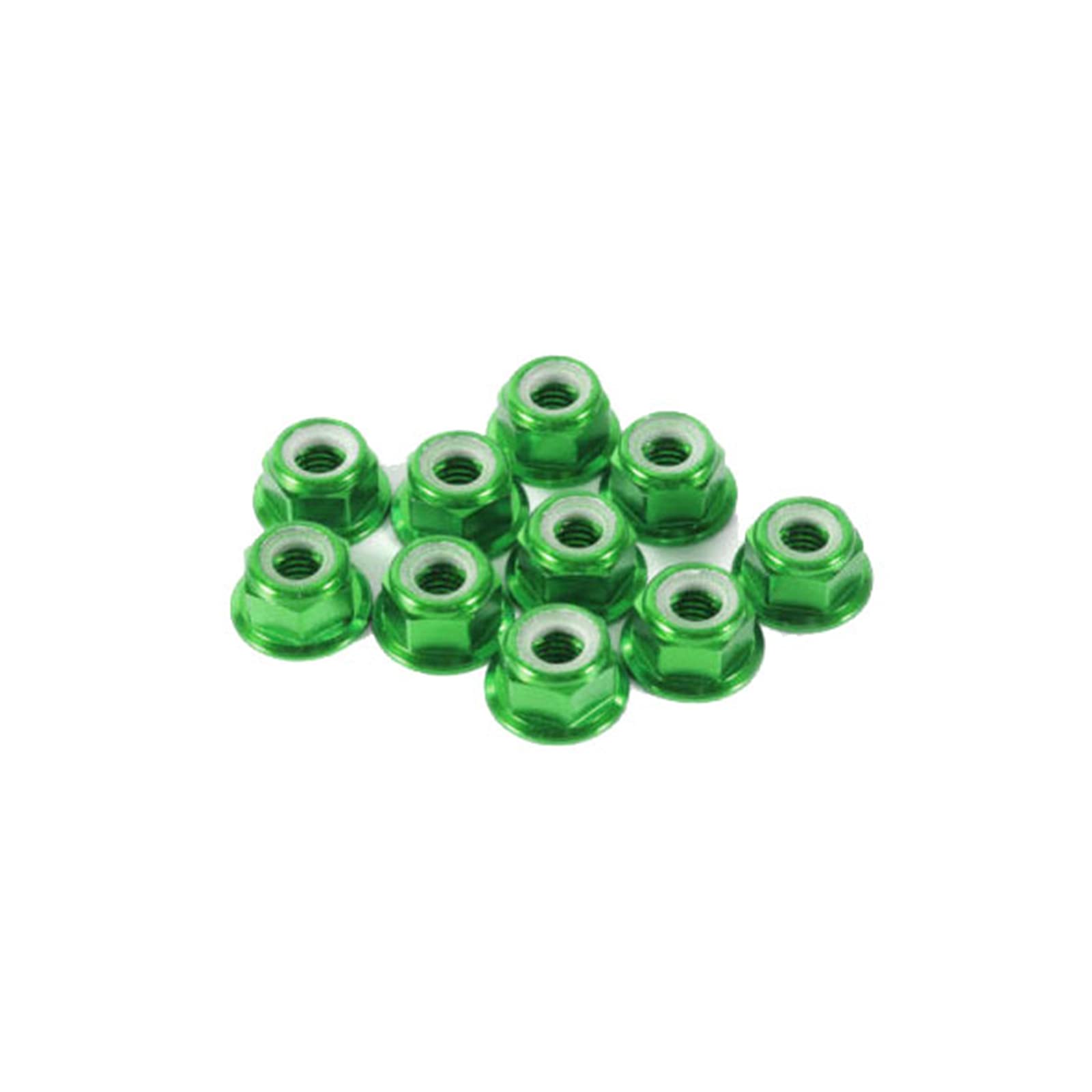 10 Dadi Per Rivetti In Alluminio M2-M6 Con Inserti Nylon - Autobloccanti, Blu Scuro