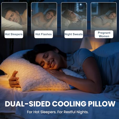 Set 2 Almohadas de Espuma Viscoelástica Blanca Queen miniatura 5