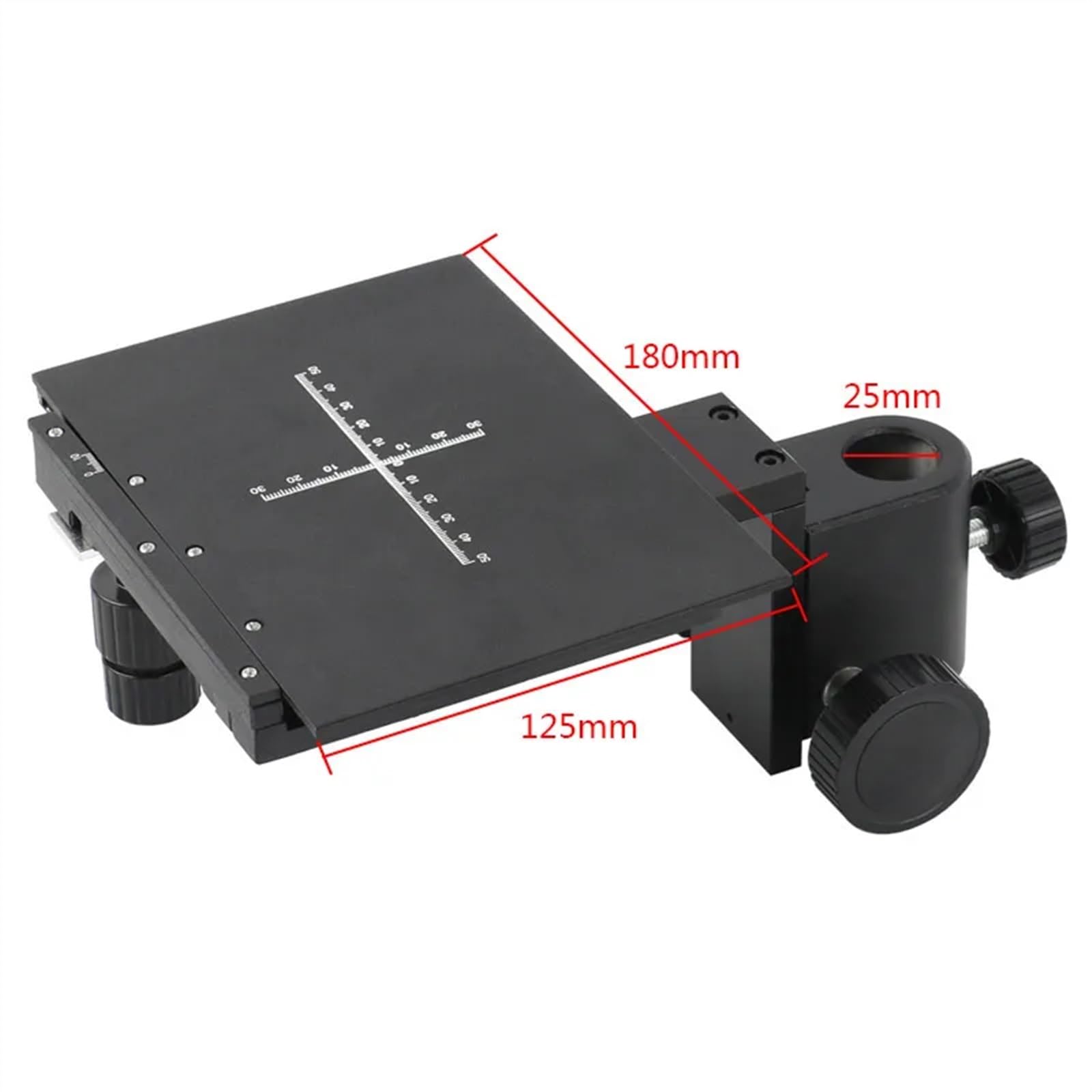 Labor Industrie Video Mikroskop Kamera XY Abnehmbare Bühne Arbeits Ständer Halter Unterstützung Bewegliche Plattform 25mm 32mm(25mm)