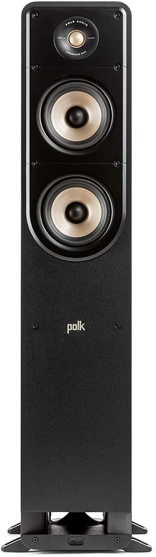 Polk Audio Signature Elite ES50 Hi-Fi Home Theater Floorstanding Speakers - Pair (Black)