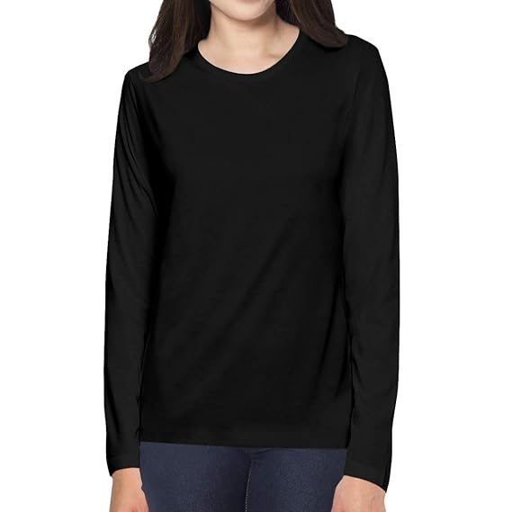 Womens plain crew neck t shirts Clearance