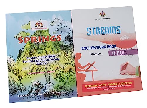 Image of Shyamaraj Combo Pack:- Karnataka 2nd PUC English Text Book, Work Book and an Offer