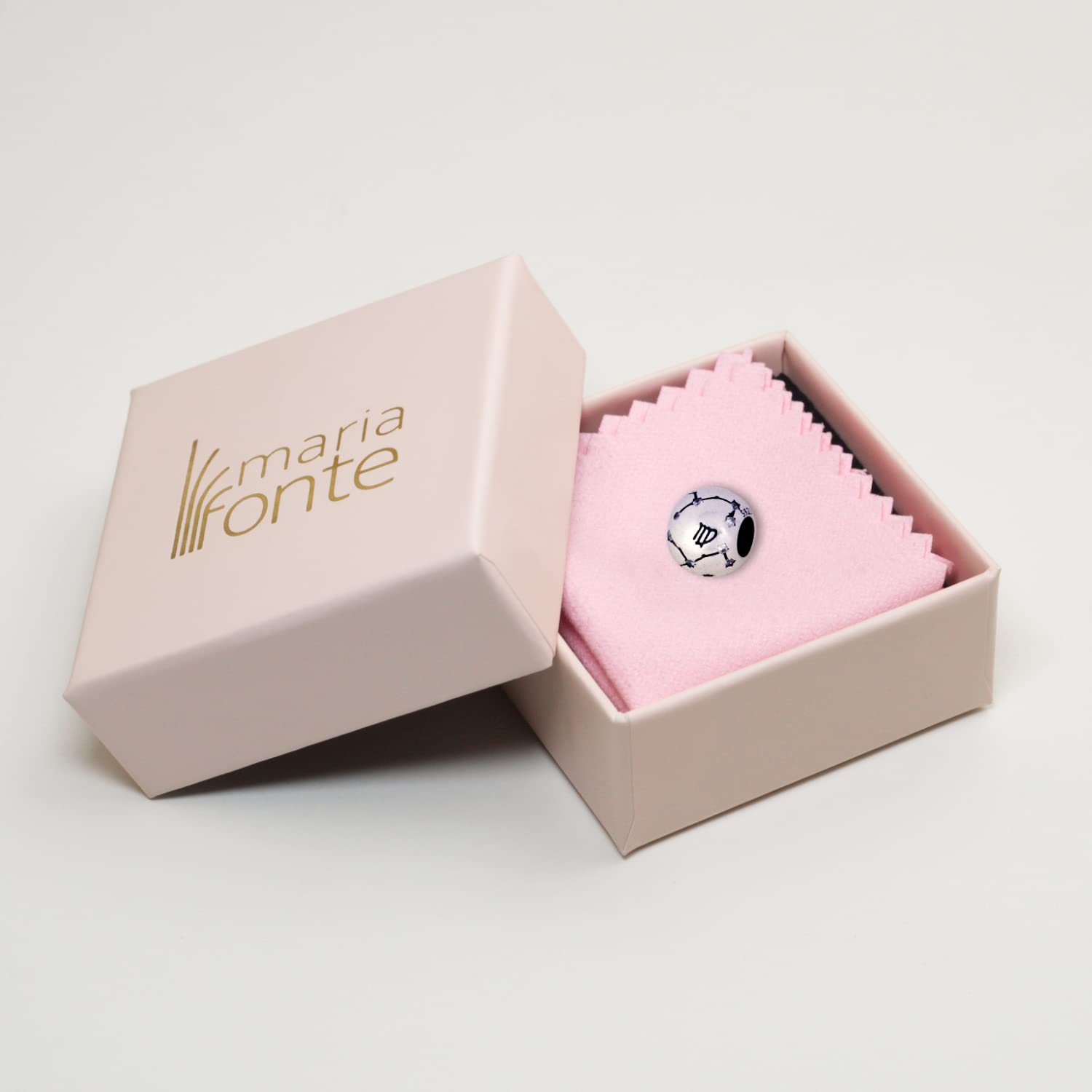 Charm New 2024 MariaFonte Compatibile Tutte Marche Bracciali Collane Zodiaco Segni Zodiacali Oroscopo Portafortuna Argento Compleanno Anniversario Originale Offerte Amicizia Mamma Bead Cuore Natale