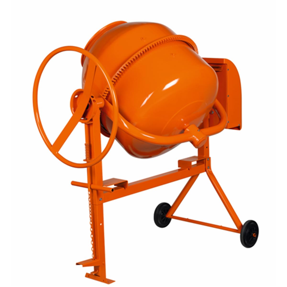 Hormigonera IRBAL HOR 140 – 140L, 700W, Corona de Fundición, Freno en Volante, Patas Telescópicas, Eléctrica 220V – Ideal para Reformas y Obra Doméstica